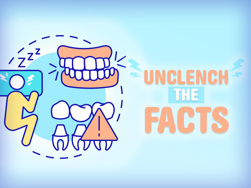 Unconscious teeth grinding can cause lasting damage